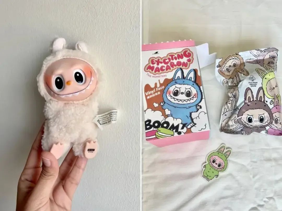 Labubu的盗版Lafufu海外爆火,有人因盗版丑得有趣而入手 Labubu的盗版Lafufu海外爆火,有人因盗版丑得有趣而入手