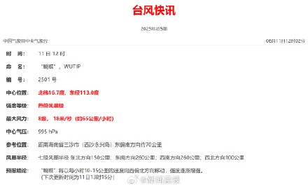 确定影响上海！1号台风“蝴蝶”生成，预计后天登陆！周日前后上海有明显降水