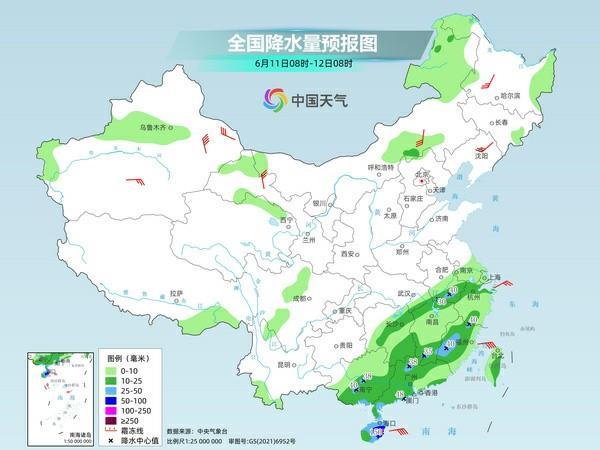 广东海南将现明显风雨 南北方迎大范围持续性高温 广东海南将现明显风雨 南北方迎大范围持续性高温