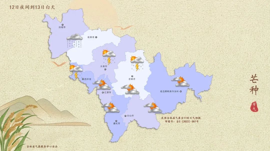 小到中雨！雷暴大风、冰雹！吉林省这些地方注意→