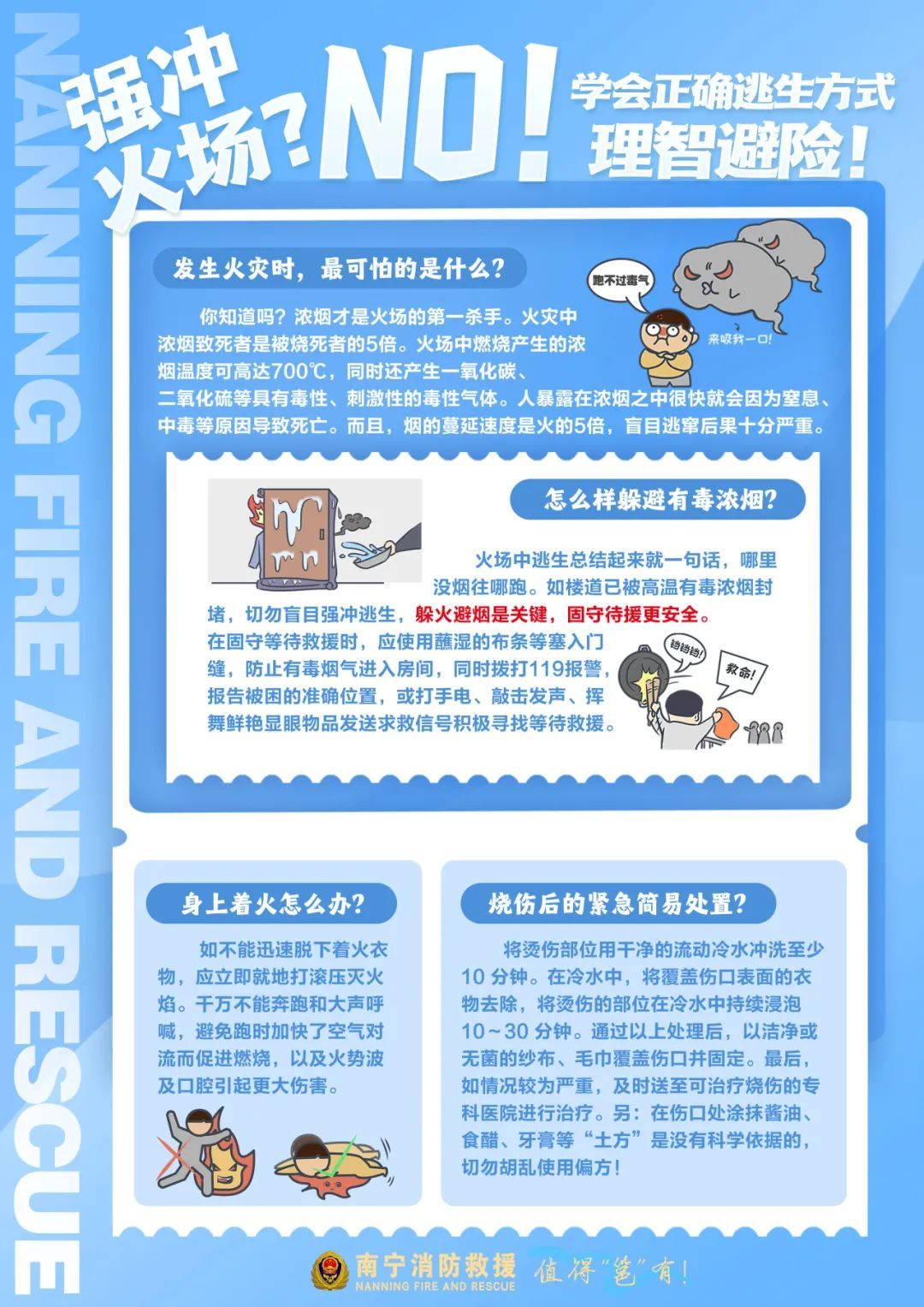 桂林一民房深夜起火，男子教科书式自救，9人成功脱困！