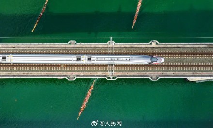 龙舟破浪与高铁飞驰同框了 龙舟破浪与高铁飞驰同框了