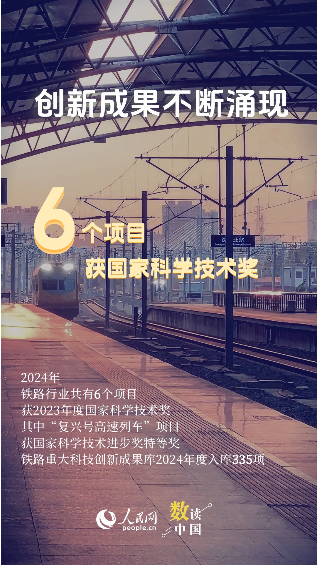 43亿人次、51亿吨！9组数据看中国铁路2024“成绩单”