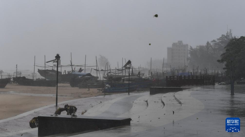 台风“蝴蝶”给海南带来强风雨