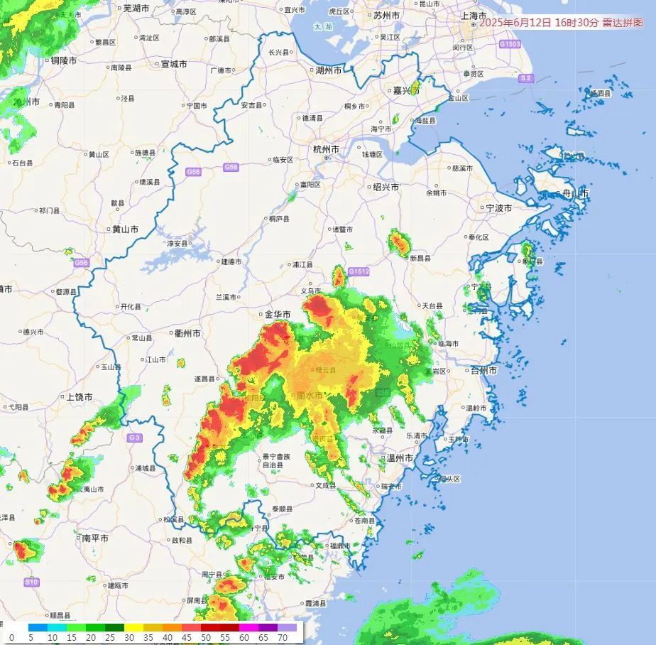 浙江气象发布：大雨暴雨！37℃！桑拿天来了