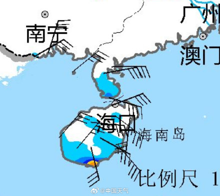 1号台风“蝴蝶”即将登陆或擦过海南岛 三亚已现10级阵风 1号台风“蝴蝶”即将登陆或擦过海南岛 三亚已现10级阵风