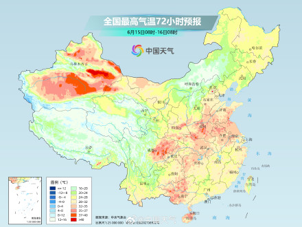 四川盆地至华北平原高温连成片 下周高温强度更强