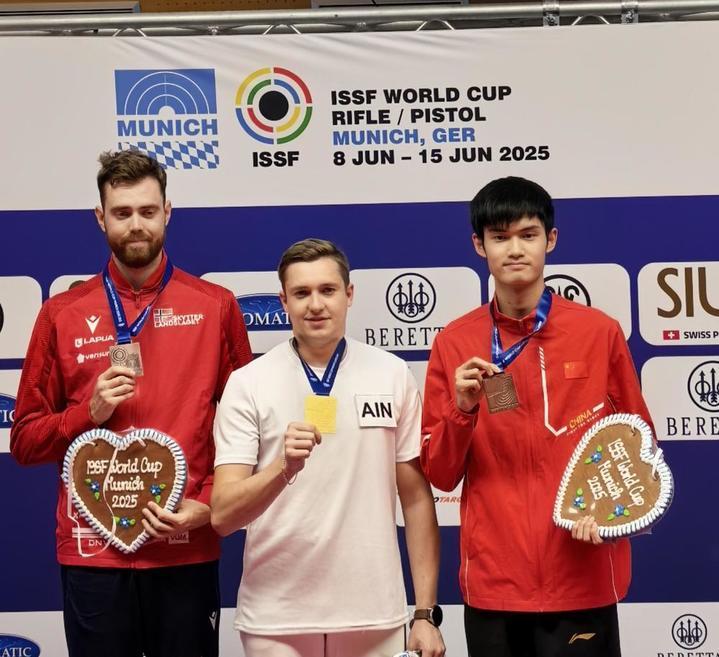 射击世界杯慕尼黑站:盛李豪摘铜 射击世界杯慕尼黑站:盛李豪摘铜
