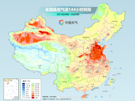 四川盆地至华北平原高温连成片 下周高温强度更强