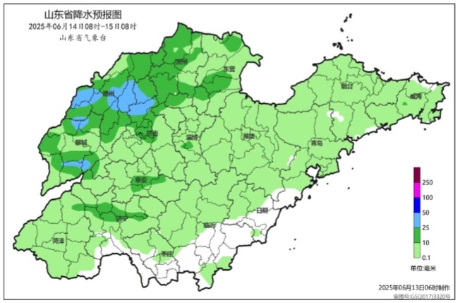 局部大雨或暴雨！14日下午至15日山东全省有雷雨天气
