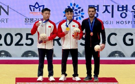 体操亚锦赛中国女团摘金 体操亚锦赛中国女团摘金