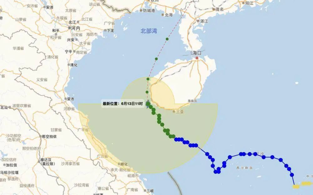 台风“蝴蝶”给海南描边！预计明日登陆广东徐闻到广西北海一带
