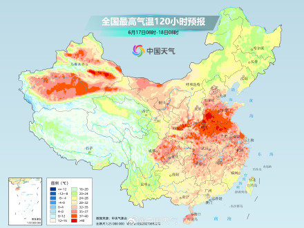 四川盆地至华北平原高温连成片 下周高温强度更强