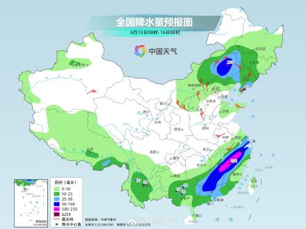 华南江南强降雨来袭 华北东北将有大范围降雨
