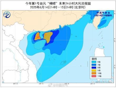 二次登陆！台风蝴蝶登陆广东雷州西部沿海