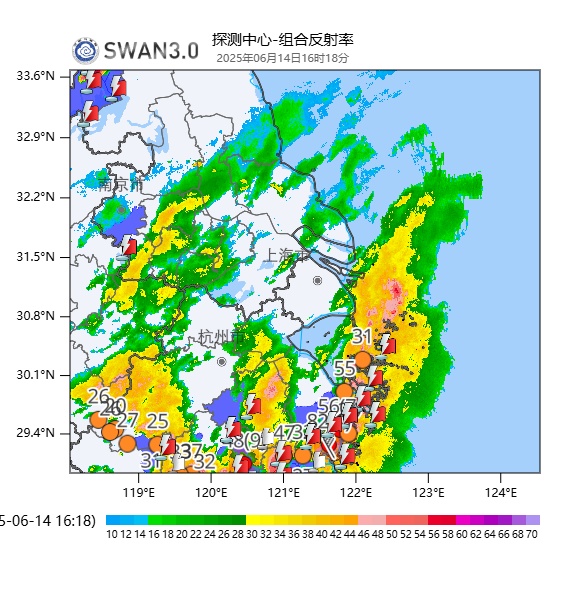 33.8℃!入梅以来最热一天!明天上海局地大到暴雨 33.8℃!入梅以来最热一天!明天上海局地大到暴雨