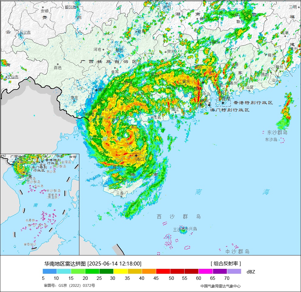 台风“蝴蝶”二次登陆！持续输出强风雨！