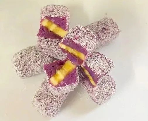 【滋味】软糯香甜！一口沦陷的紫薯小方