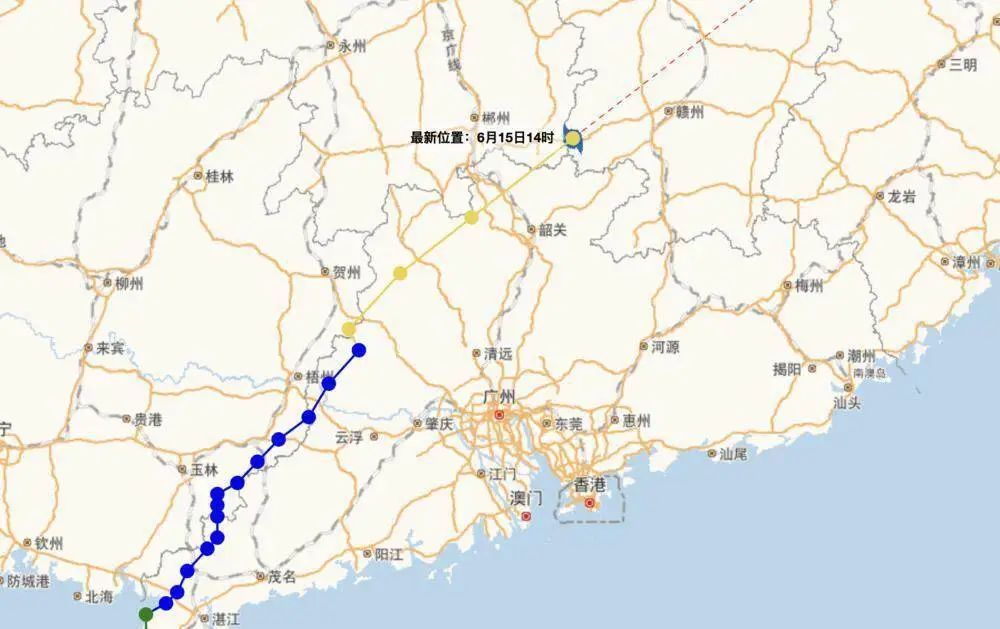 “蝴蝶”午后加速飞离,未来三天广东仍有局部暴雨 “蝴蝶”午后加速飞离,未来三天广东仍有局部暴雨