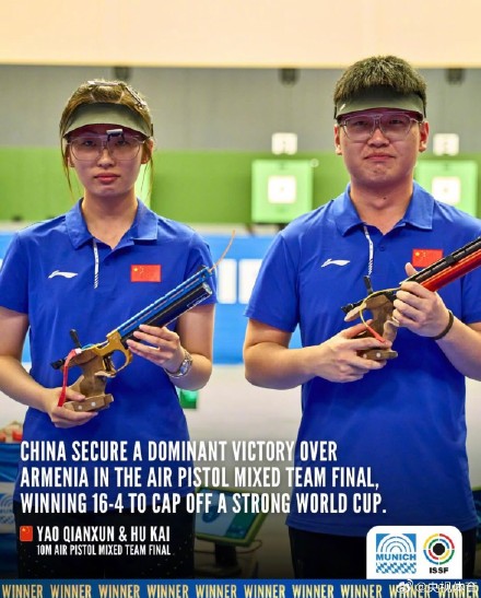 中国队步手枪世界杯双榜第一 中国队步手枪世界杯双榜第一
