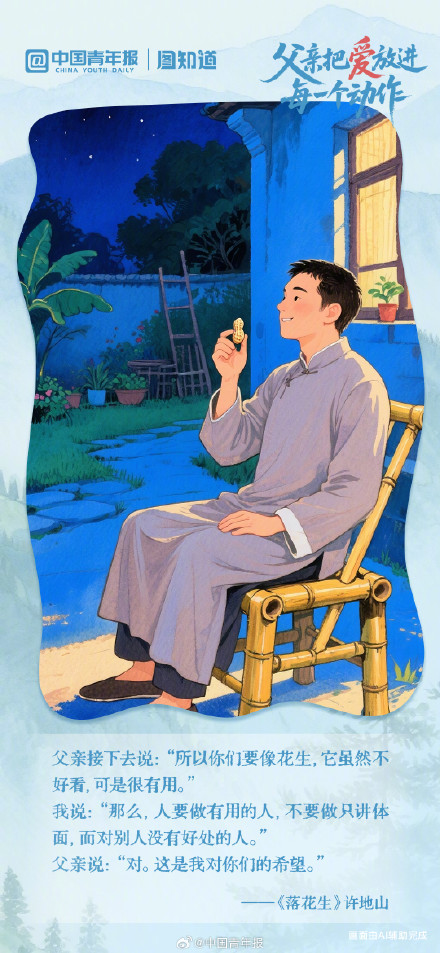 父亲把爱放进每一个动作