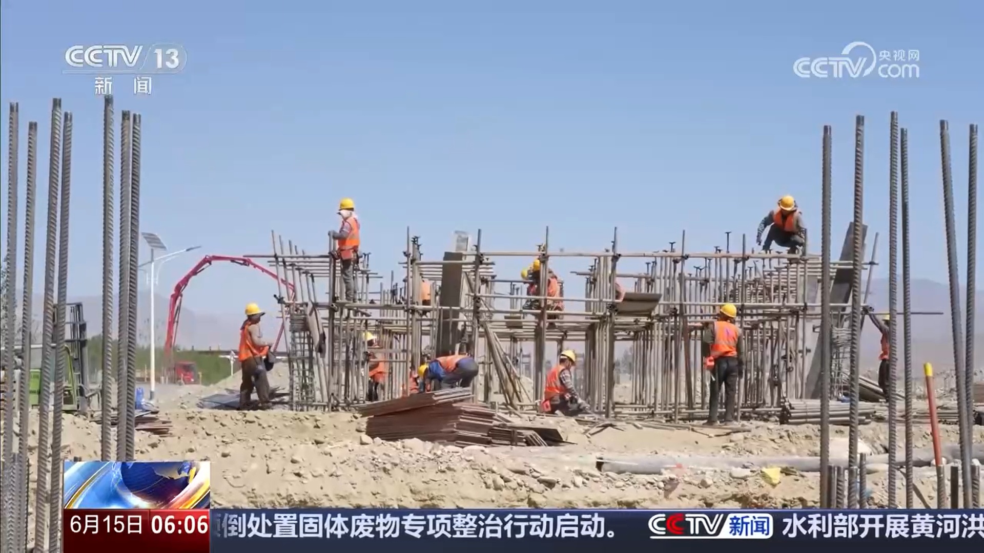 西藏定日地震灾后重建森嘎村整村重建项目进度过半