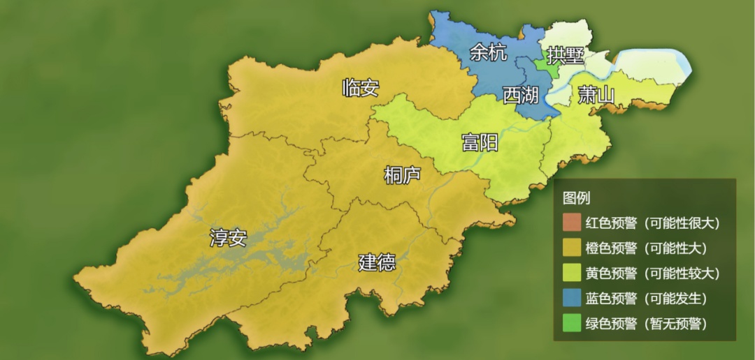 暴雨、山洪!杭州多地预警升级!今天尽量减少外出 暴雨、山洪!杭州多地预警升级!今天尽量减少外出