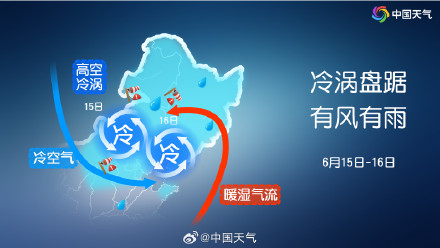 冷涡盘踞!东北等地或现暴雨、局地大暴雨! 冷涡盘踞!东北等地或现暴雨、局地大暴雨!
