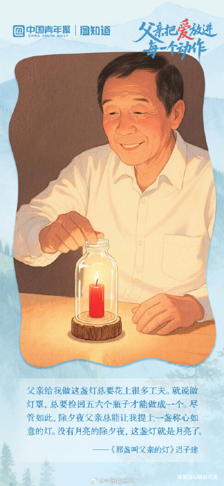 父亲把爱放进每一个动作