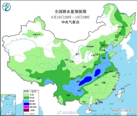 形势转变!18日后大范围强降雨再上线 形势转变!18日后大范围强降雨再上线