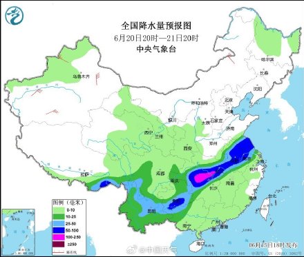形势转变!18日后大范围强降雨再上线 形势转变!18日后大范围强降雨再上线