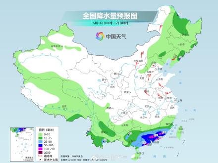 我国降雨将收缩减弱 华南仍有持续降雨 我国降雨将收缩减弱 华南仍有持续降雨