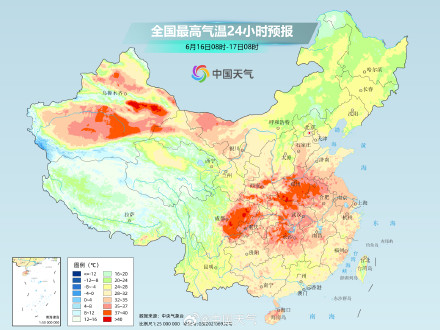 四川盆地到华北平原将现成片高温 局地可达40℃ 四川盆地到华北平原将现成片高温 局地可达40℃