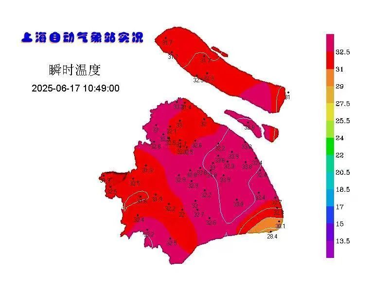 上海发布今夏首个高温黄色预警！今天最高气温将超过35°C