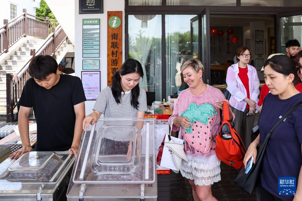 浙江宁波：杨梅挂枝引客来