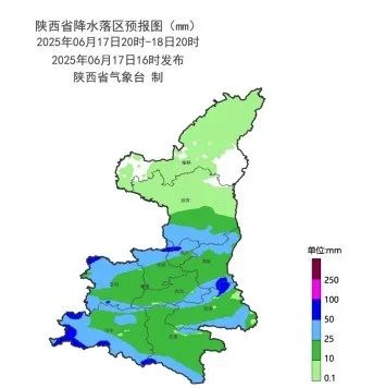 陕西发布暴雨蓝色预警! 陕西发布暴雨蓝色预警!