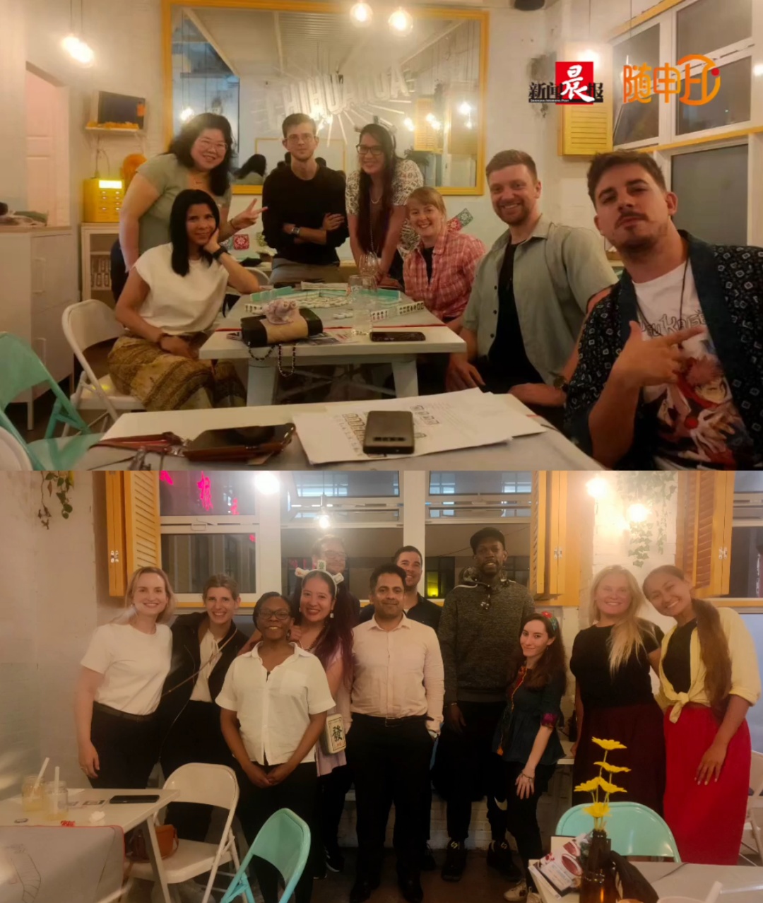 在上海,一群不懂中文的老外挤进麻将赛道,并彻底着迷!女演员一句话道出真谛→ 在上海,一群不懂中文的老外挤进麻将赛道,并彻底着迷!女演员一句话道出真谛→