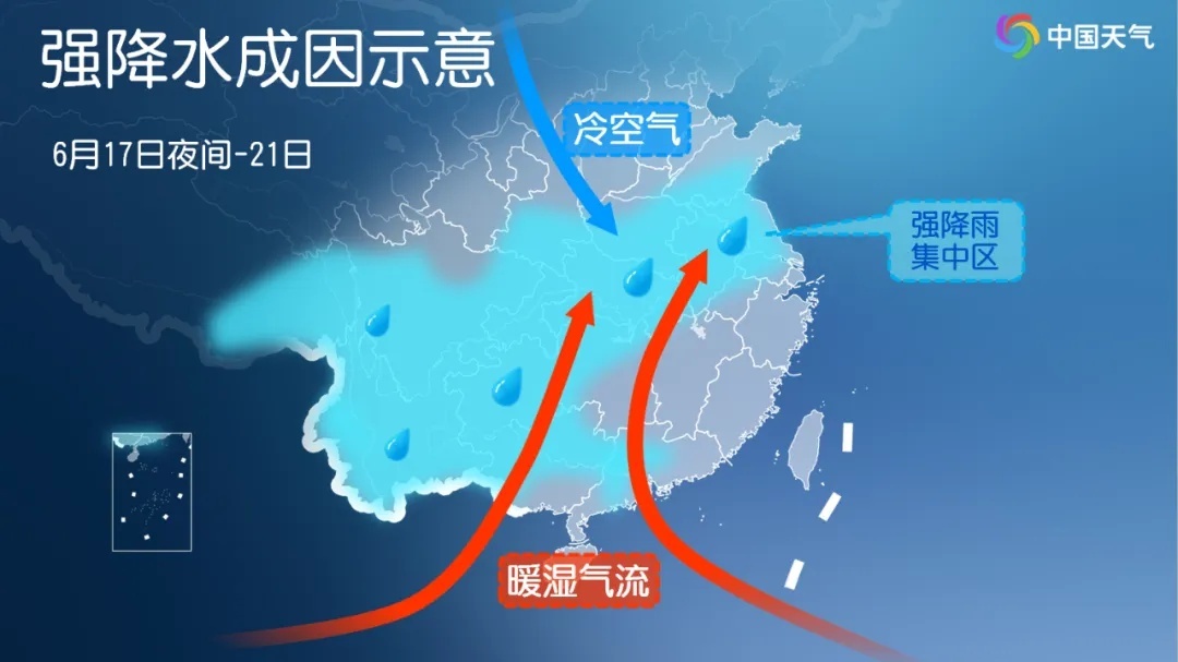 注意防范!南方新一轮强降雨无缝衔接上了 注意防范!南方新一轮强降雨无缝衔接上了