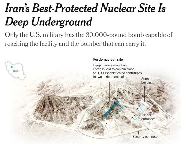 以色列此次目标是推翻伊朗政权？美国会向伊朗地下核设施投巨型钻地弹吗？