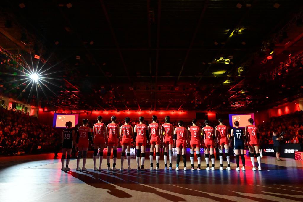 世界女排联赛香港站中国队首战力克捷克队 世界女排联赛香港站中国队首战力克捷克队