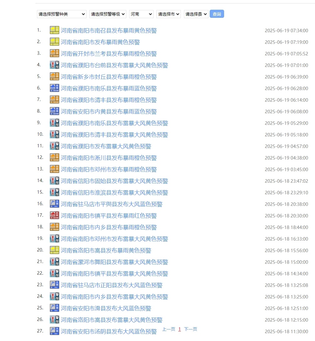 暴雨、局部大暴雨伴强对流!未来三天河南强降雨持续 暴雨、局部大暴雨伴强对流!未来三天河南强降雨持续