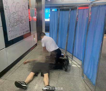 深圳地铁8分钟成功急救心脏骤停乘客 深圳地铁8分钟成功急救心脏骤停乘客