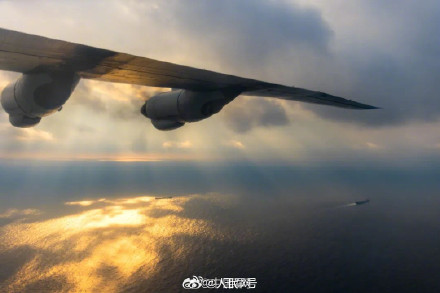 昼夜不停！战机与晚霞同框氛围感拉满