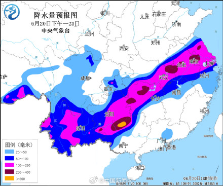 南方强降雨将持续至23日 南方强降雨将持续至23日