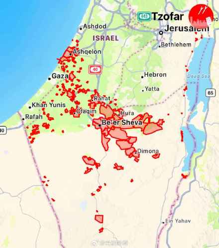 以色列频繁拉响防空警报 以色列频繁拉响防空警报