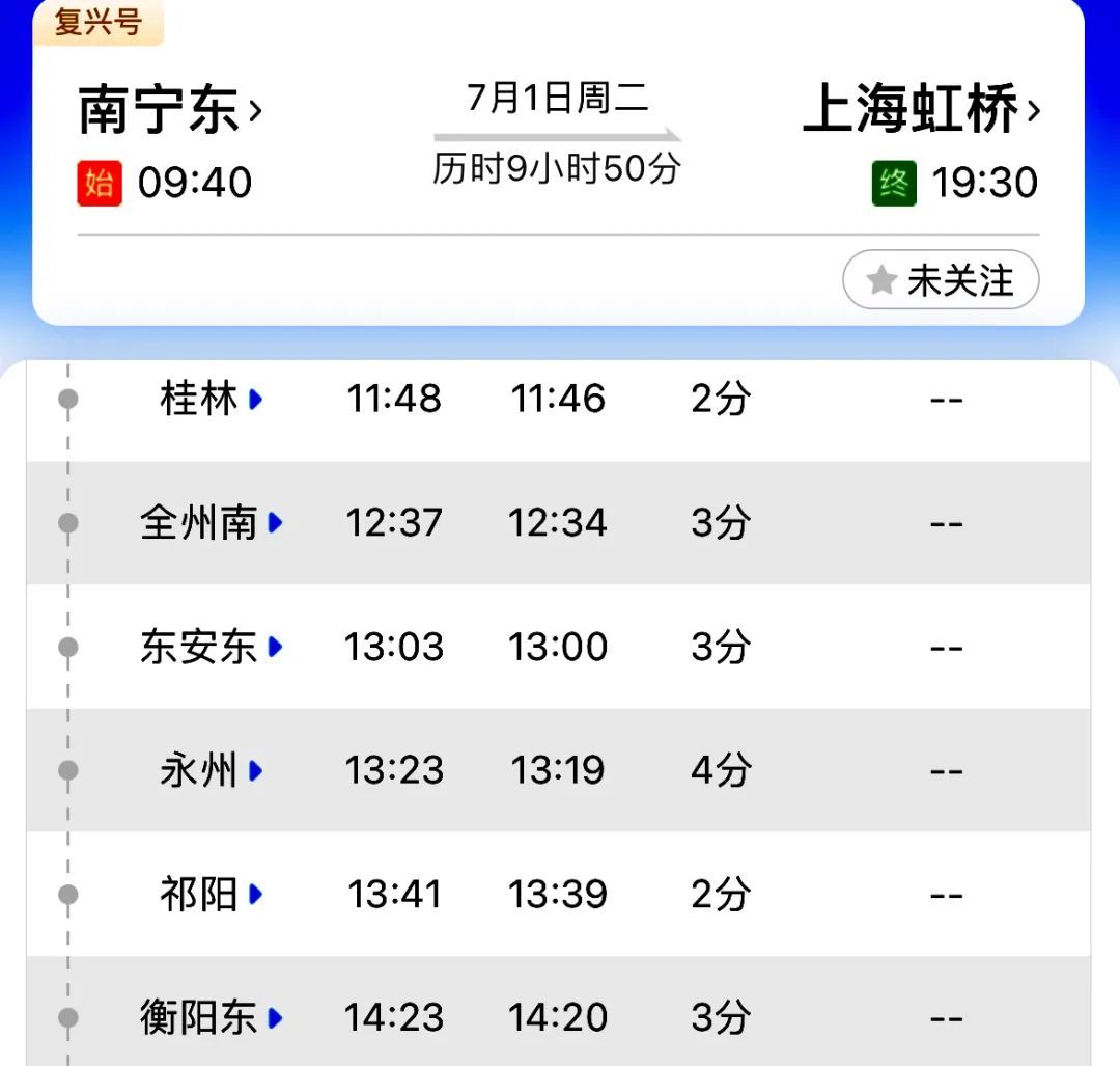 南宁⇌上海，首次进入“10小时高铁交通圈”！