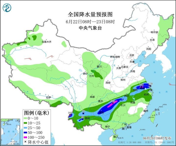 苏皖豫鄂湘等地有强降雨过程 东北地区多阵性降雨 苏皖豫鄂湘等地有强降雨过程 东北地区多阵性降雨