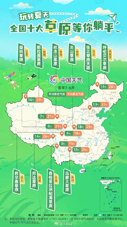 从草原到海岛,中国最凉爽的暑假在哪里 从草原到海岛,中国最凉爽的暑假在哪里