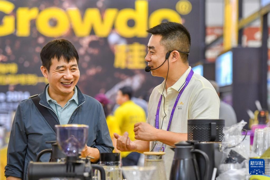 在南博会上感受云南咖啡独特魅力 在南博会上感受云南咖啡独特魅力