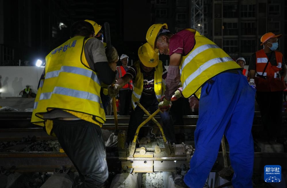 成渝中线高铁成都站改建工程整体过半 成渝中线高铁成都站改建工程整体过半